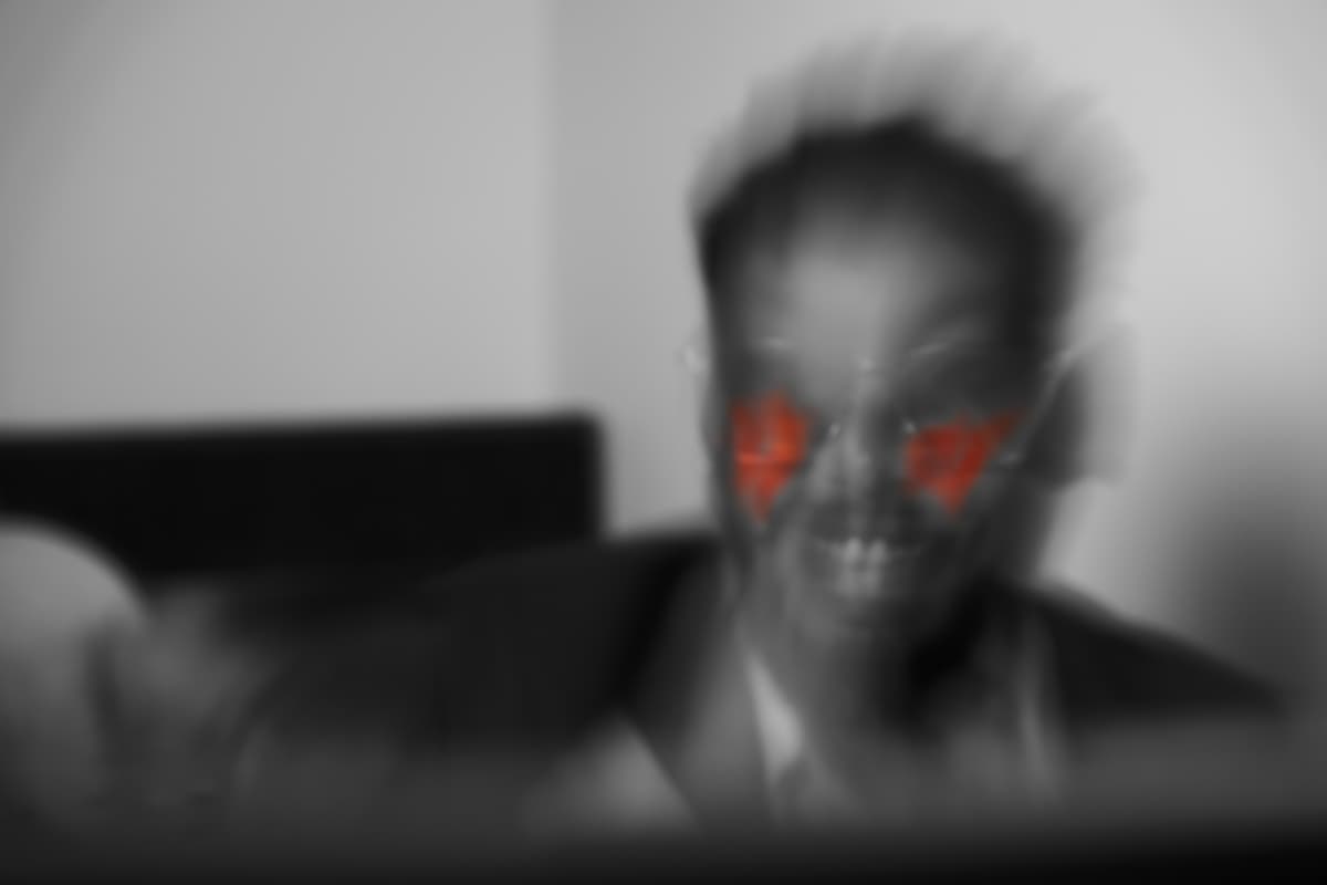 Slick Stu in blue denim outfit with gold accessories